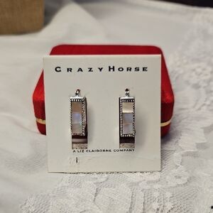 Liz Claiborne Mother Of Pearl SilverEarrings